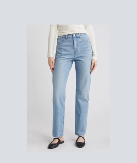 Madewell the 90s high waist straight leg jeans