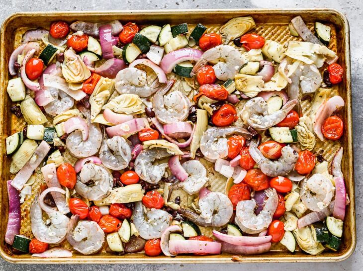 Sheet Pan Mediterranean Shrimp